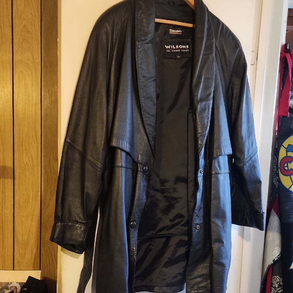 Wilsons Black Leather Jacket